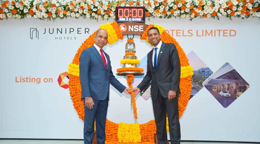 Juniper Hotels shares closes at 10% upper circuit on debut